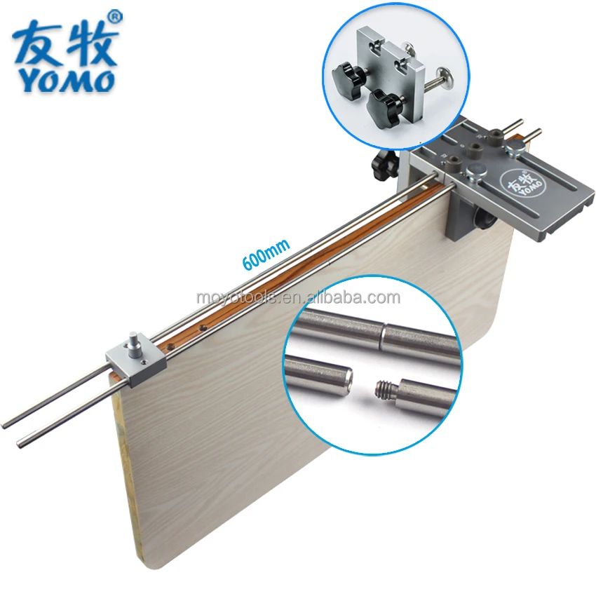 2023 New Upgrade Precision Punch Locator 3 In 1 Dowelling Jig Wood Hole Drilling Guide Tenoning Pin Hole Woodworking Tool