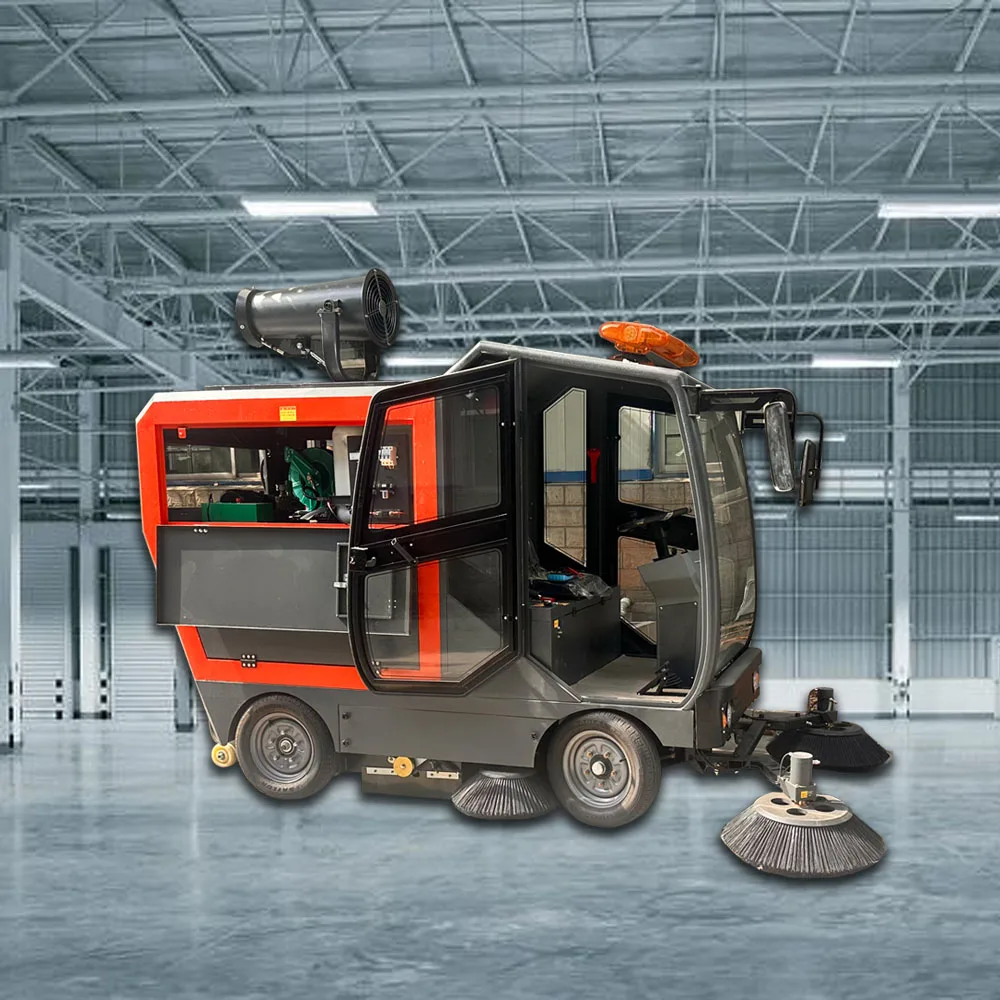 Electric Street Road Sweeper Factory Price Floor Cleaning Machine with Automatic Process and Core Brush Motor Components