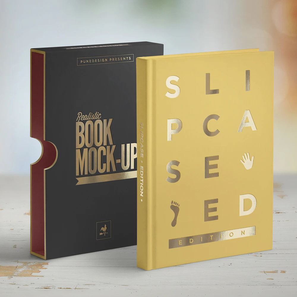 Customize Exquisite Durable Hardcover Book Printing Binding Notebook Gift With Slipcase