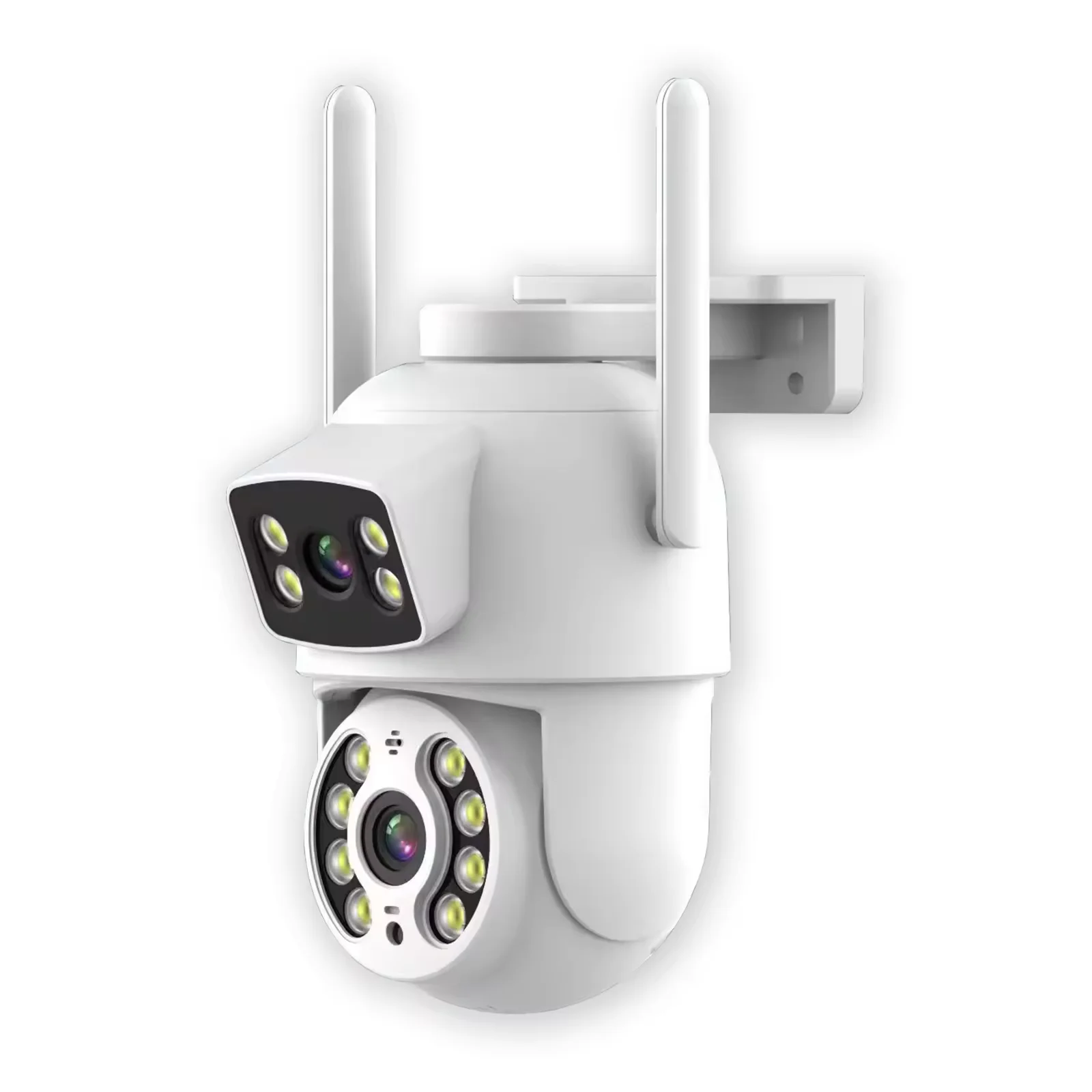 Tuya Dual lens outdoor IP65 FULL HD 2MP security network wifi camera