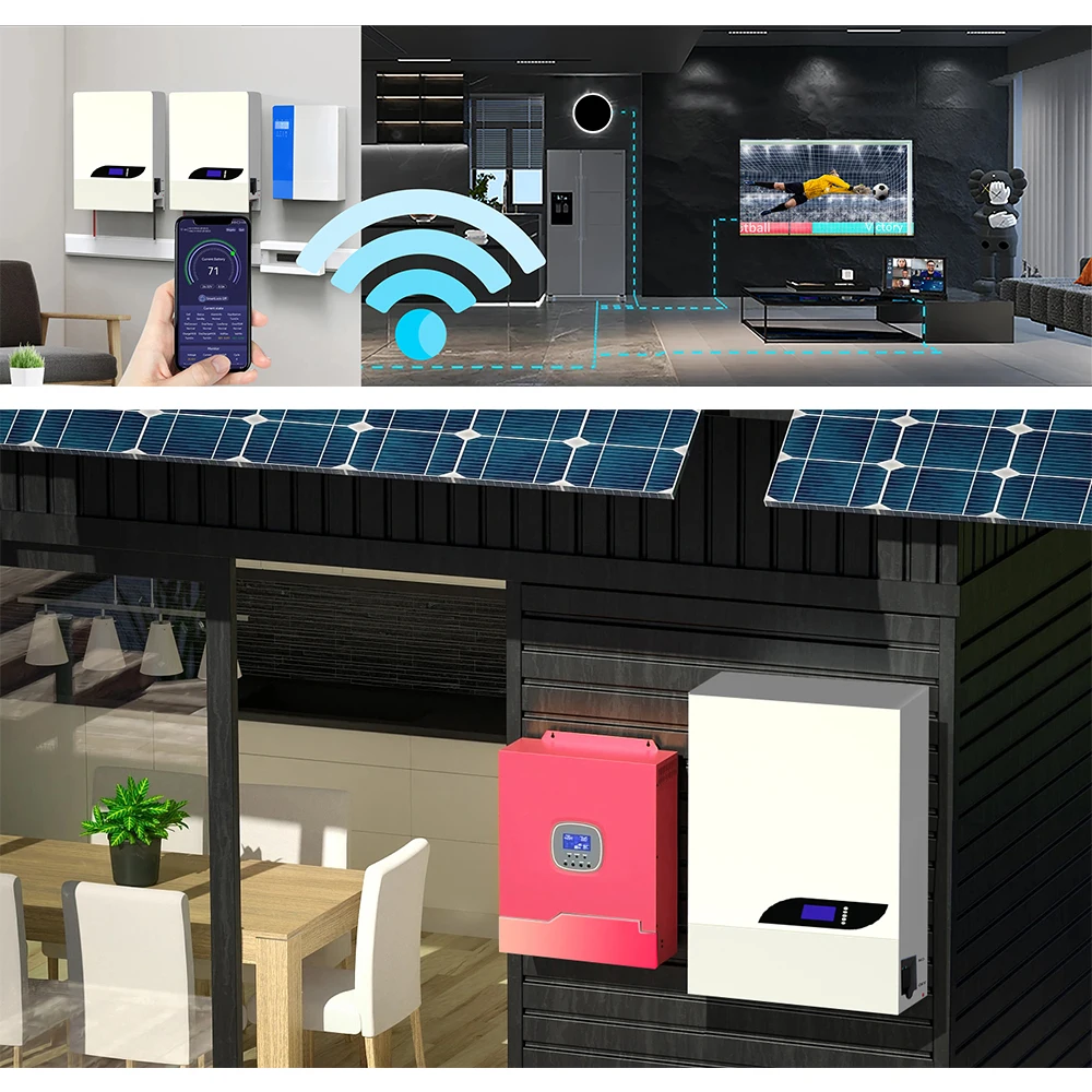 5KWH Lifepo4 48v 100ah Wall-Mount Battery Pack  for Solar Home Energy Storage Battery System