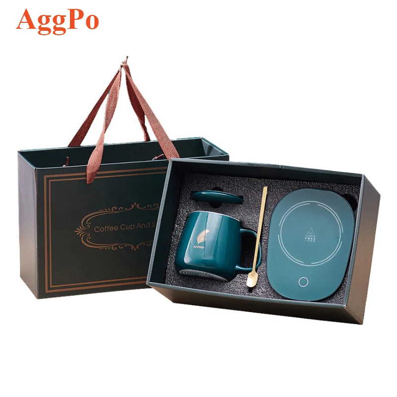 Набор для Электрического Подогрева кружек USB чайная чашка набор термоизоляционных прокладок керамическая кружка кофе и молока гравитационная Индукционная подставка