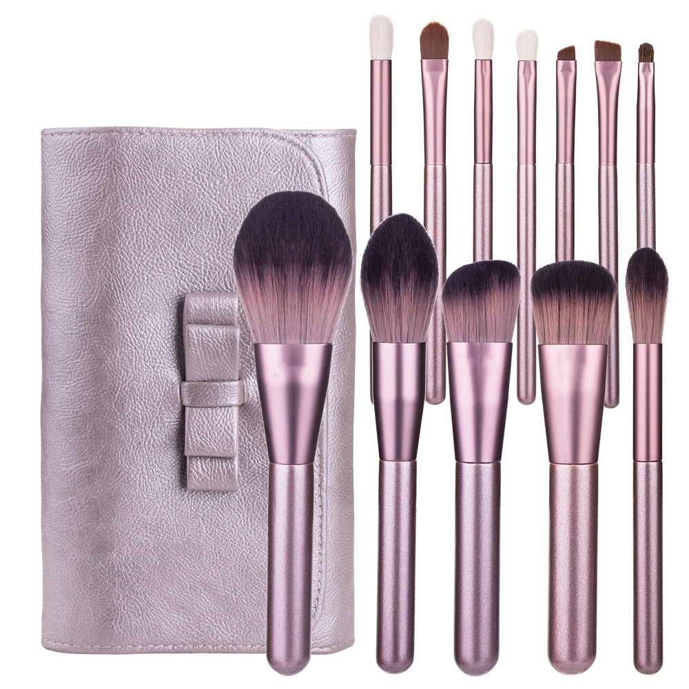 Hot popular Makeup Brush Set Beauty Product Wholesale Free Samples Cosmetics Brush Beauty 12pcs Makeup Brush Set