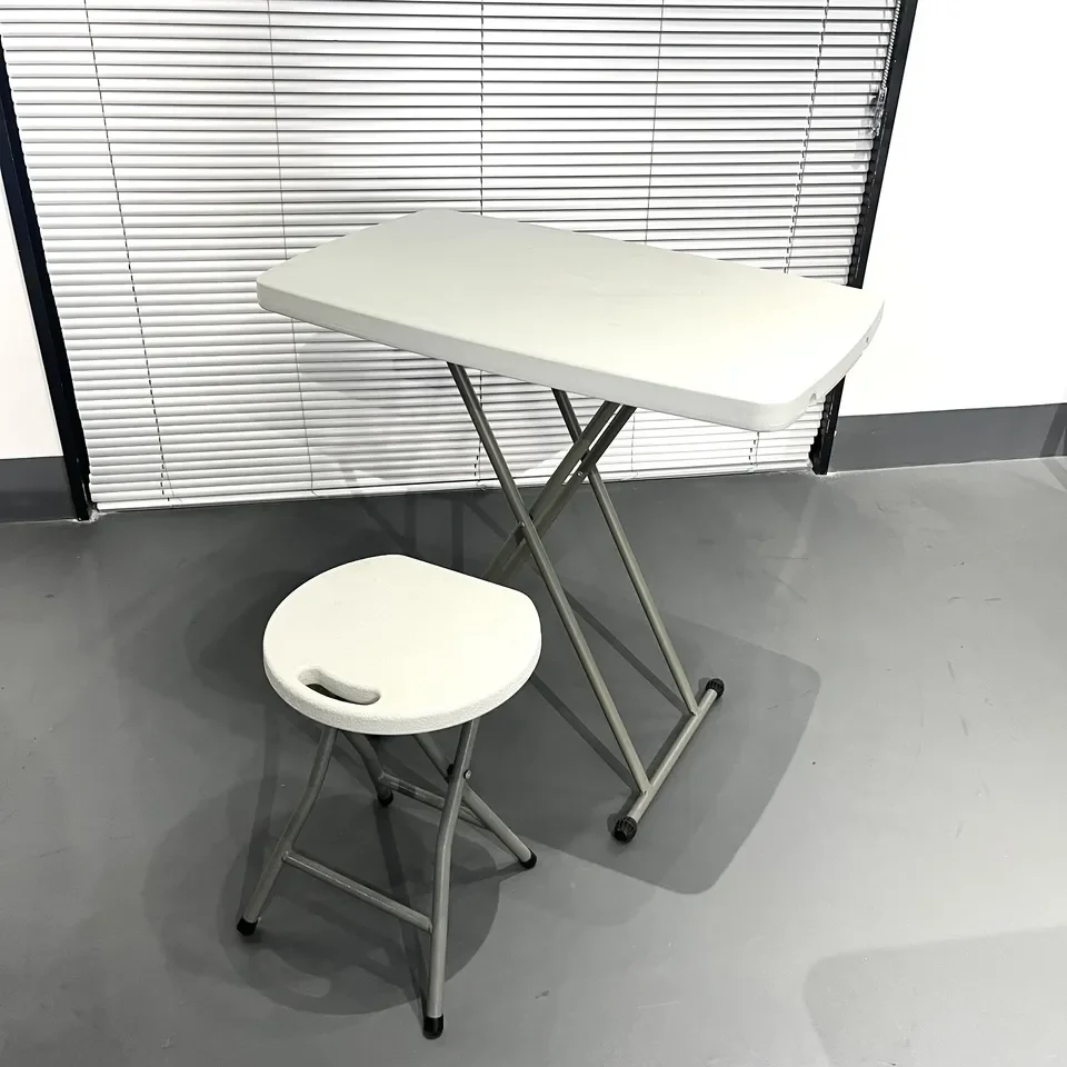 HDPE Easy Folding Camping Height Adjustable Plastic Table