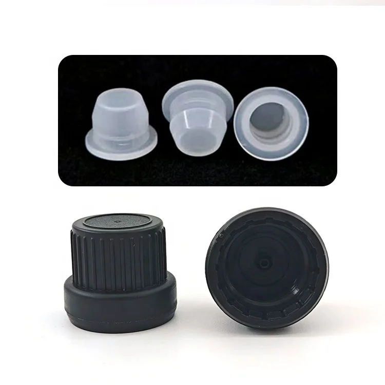 18mm Plastic Bottle Cap anti theft fuel caps essential oil accessory essential oil bottle cap accessory childproof theftproof