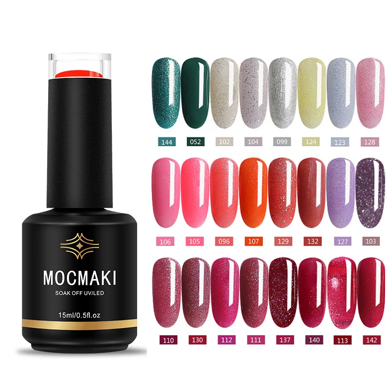 Factory Free Sample Wholesale Custom Private Label Logo 148 Colors Collection 15ml UV Nail Gel Polish Set