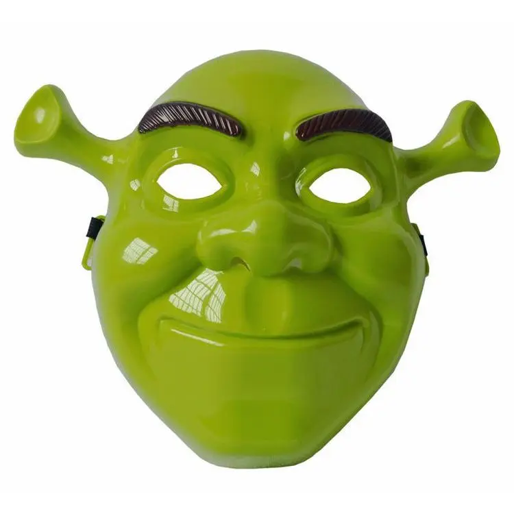 High Quality Makeup Halloween Ball Party Mask Cartoon Movie Anime Mask Green Full  Face Cosplay Party Mask