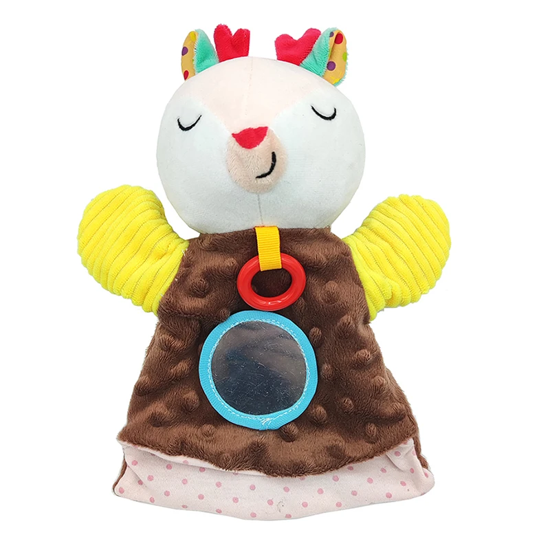 2022 new design product baby Animal Hand Puppets Plush Education Learning Puppet Toy