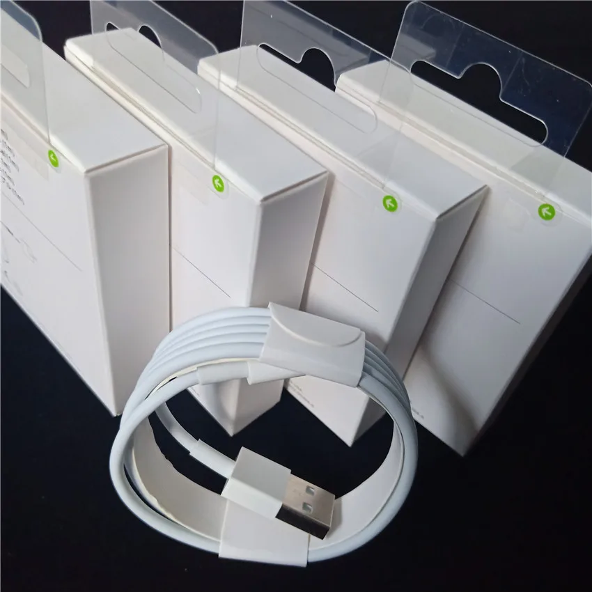 100 шт./лот оптовая продажа Высококачественный Новый Usb-кабель 1 м/3 фута кабель для передачи данных зарядный кабель для Iphone 8X7