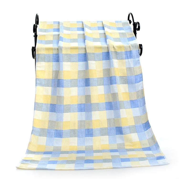 Pure cotton double color gauze bath towel baby hug quilt cover blanket bath towel manufacturers wholesale