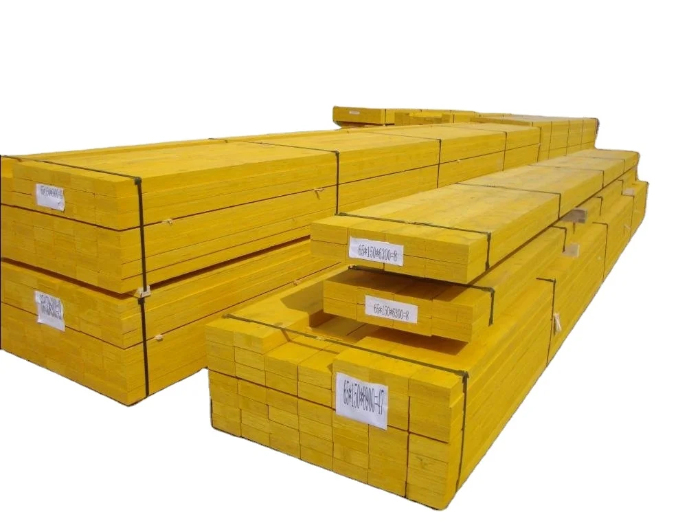 H20 timber wood beam formwork Factory direct selling plywood type pine LVL glulam beams wooden laminated beams
