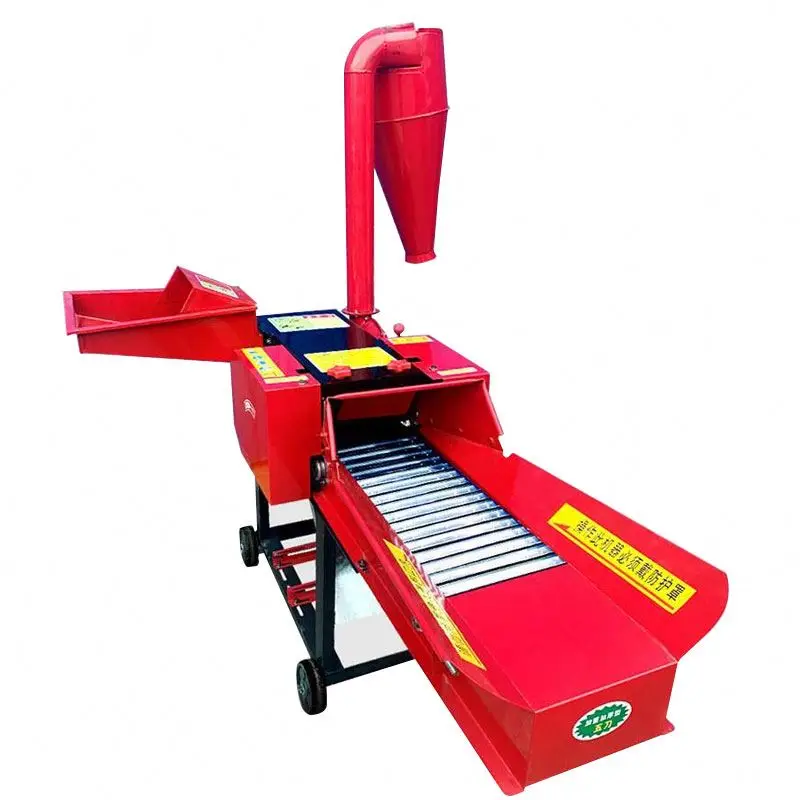 Silage Shredder Forage Crushing Kneading Straw Animal Feed Chaff Cutter Corn Crusher Grass Chopper Machine Feed Processing