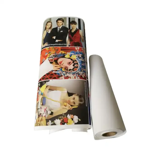 Cotton Polyester Triple 280gsm Printable Polyester Inkjet Canvas,White Inkjet Canvas Paper For  Printing