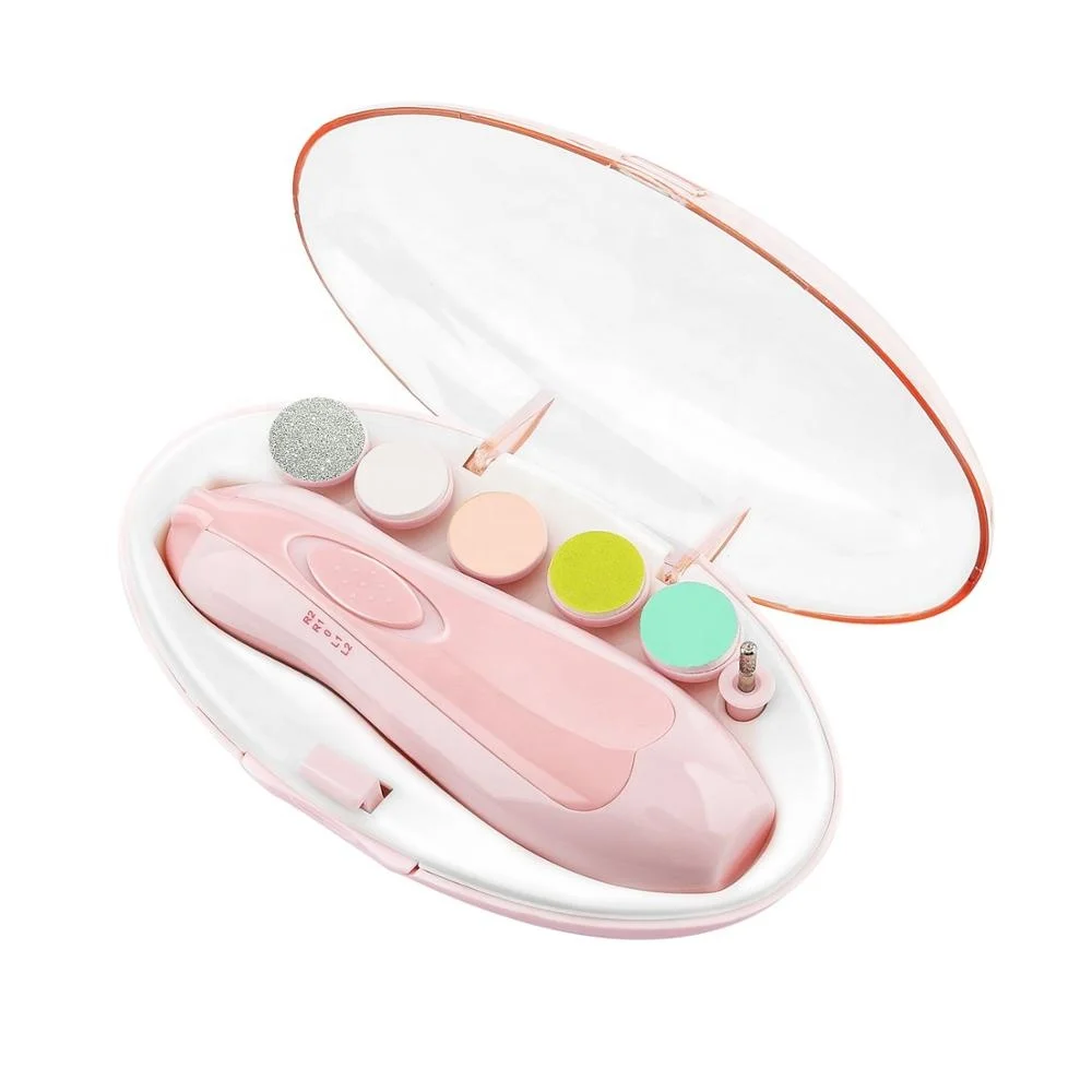 Baby Nail Trimmer File Electric - Safe Nail trimmer  for Newborn Toddler Kids Toes and Fingernails , Care, Polish and Trim