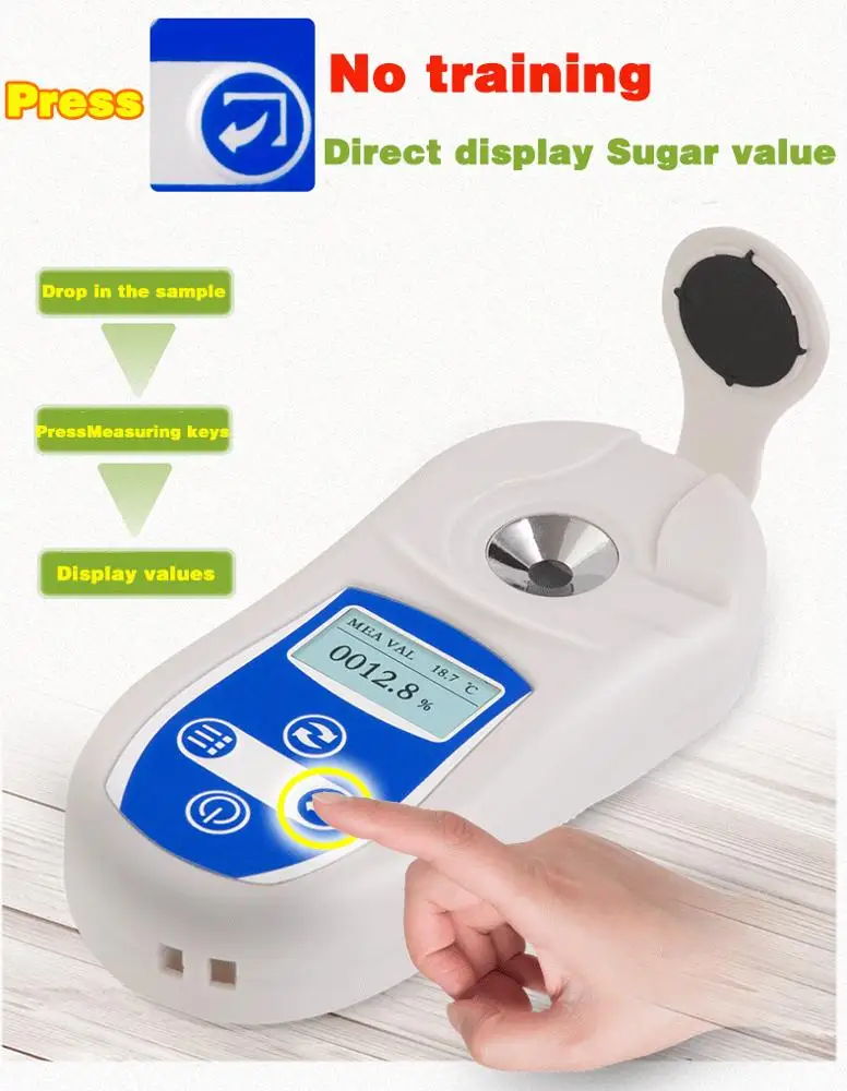 China Digital Honey Measuring Sugar Content Instrument Honey Concentration Refractometer