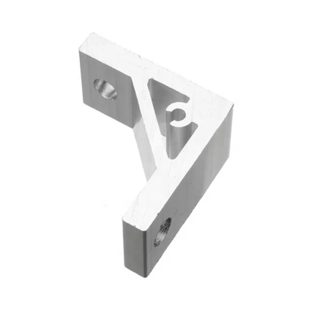 Aluminium T Slot Bracket  L type 90 Degree Corner Bracket Angle Connector For 4545 Aluminum Profile