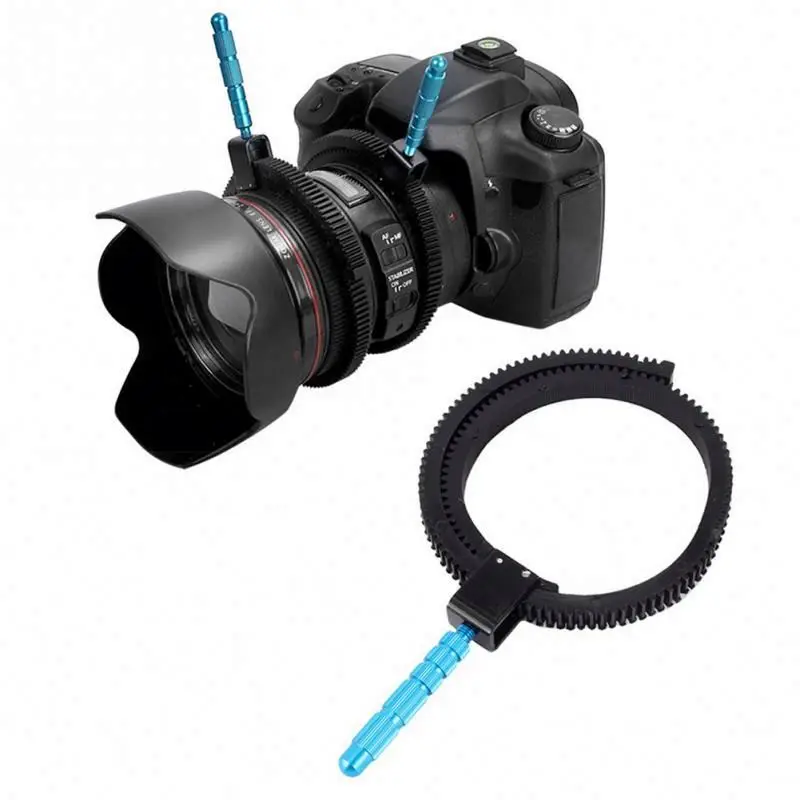 ESPORT China Adjustable Follow Focus Ring Zoom Gear Ring With Aluminum Alloy Grip Shifter Lever For SLR DSLR Camcorder Camera