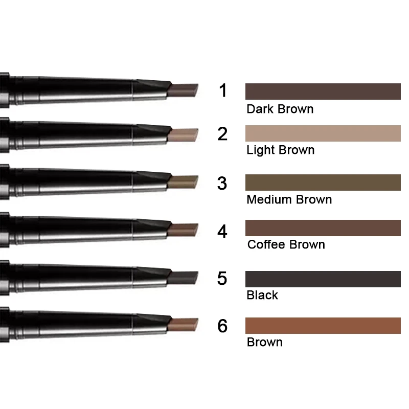 Private Label Eye Brow Pencil Make Up Waterproof Eyebrow Pencil Eyebrow Kit With Brush