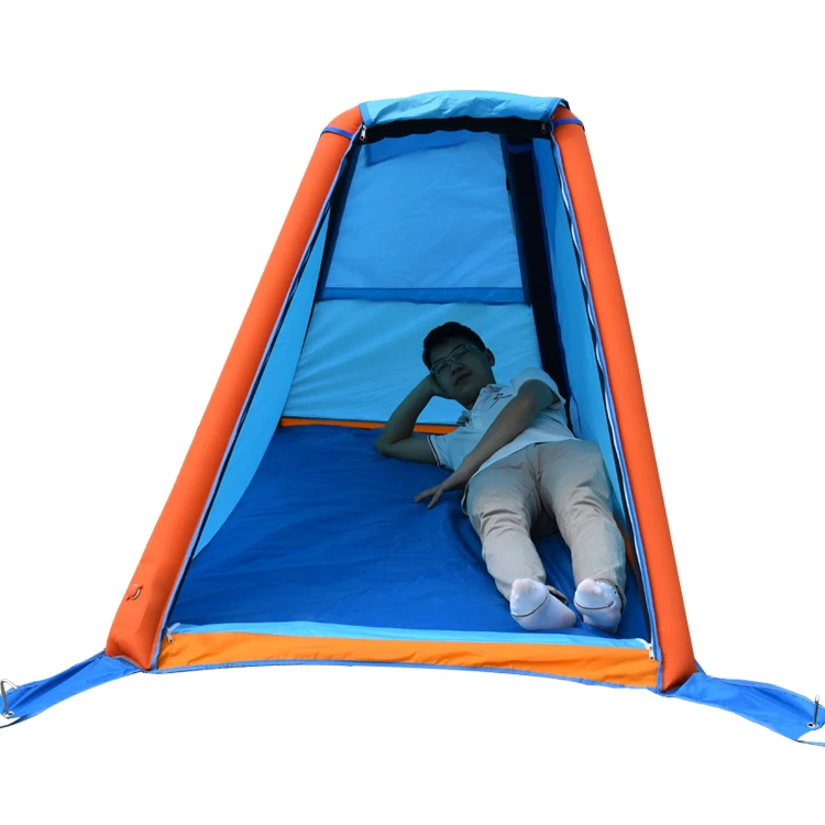 Wholesale Double Inflatable Camping Tent  Single Door Double Curtain Rainproof Moistureproof Tent Outdoor