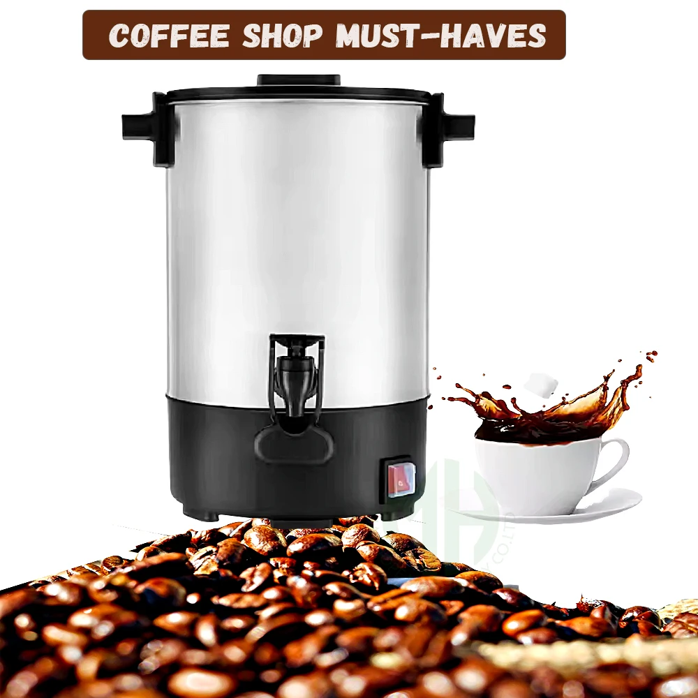 3L 4.5L 6L  7.5L(20 cups 30cups  40cups 50 cups) Stainless Steel Single Layer Coffee Urn Coffee Percolator