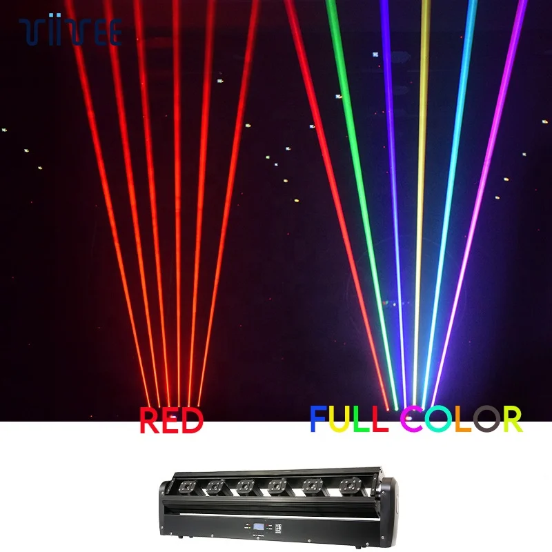 Лазерный проектор TIITEE DJ RGB 6 головок движущийся свет DMX сценический эффект освещение для дискотеки музыки танцев вечеринок клубов баров