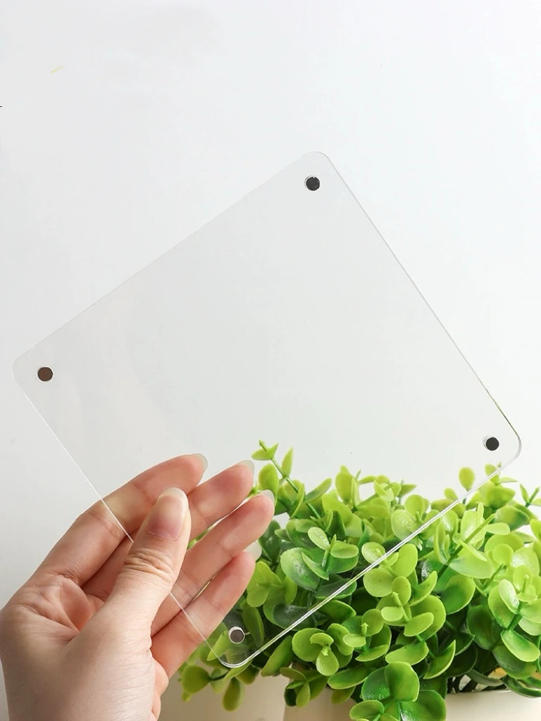 Магнитные фоторамки заготовка из акрила магнит на холодильник акриловая фоторамка рамка плексигласа прозрачная