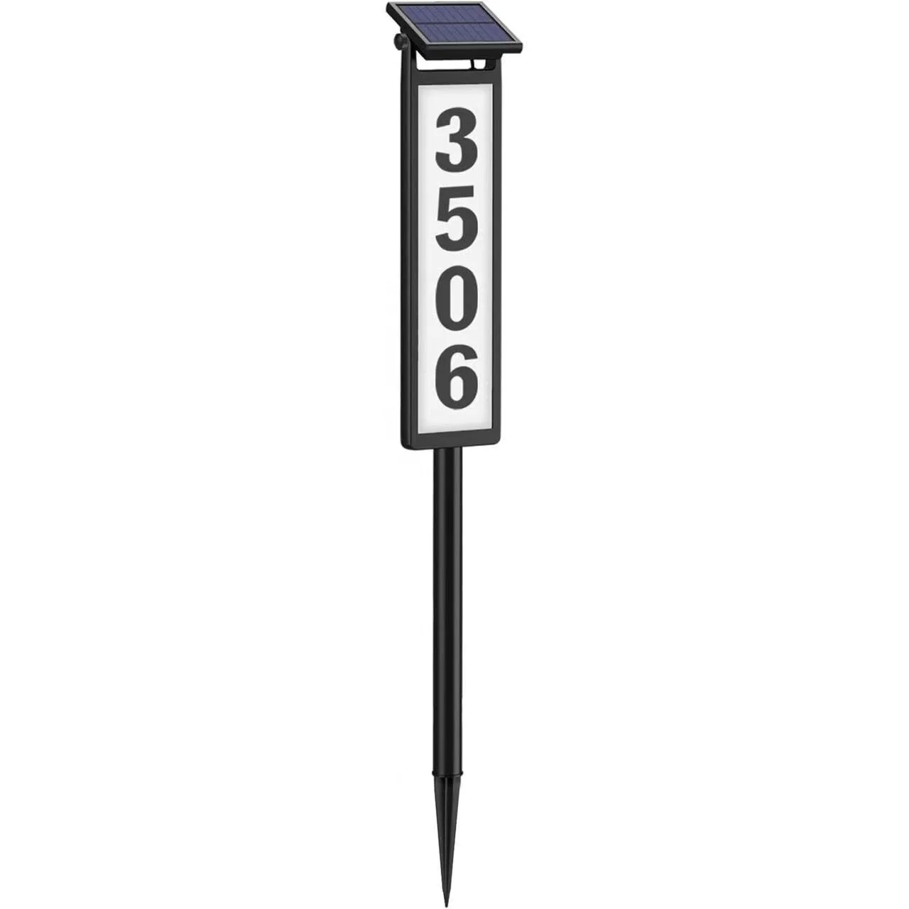 Kanlong solar ground insert door number lamp outdoor street sign indicator