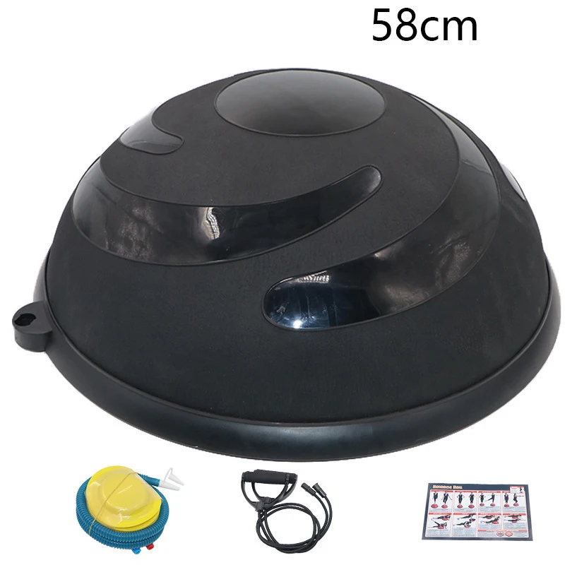 Home yoga wave speed ball Non-slip anti-burst Balance Ball Indoor Exercise Half Yoga Ball