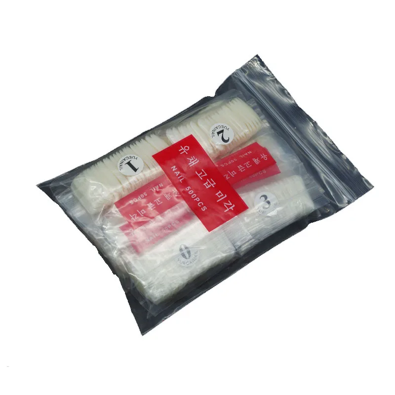 2022 New 500pcs/bag press on nails, fake nail press on, glitter press on nails for nail art