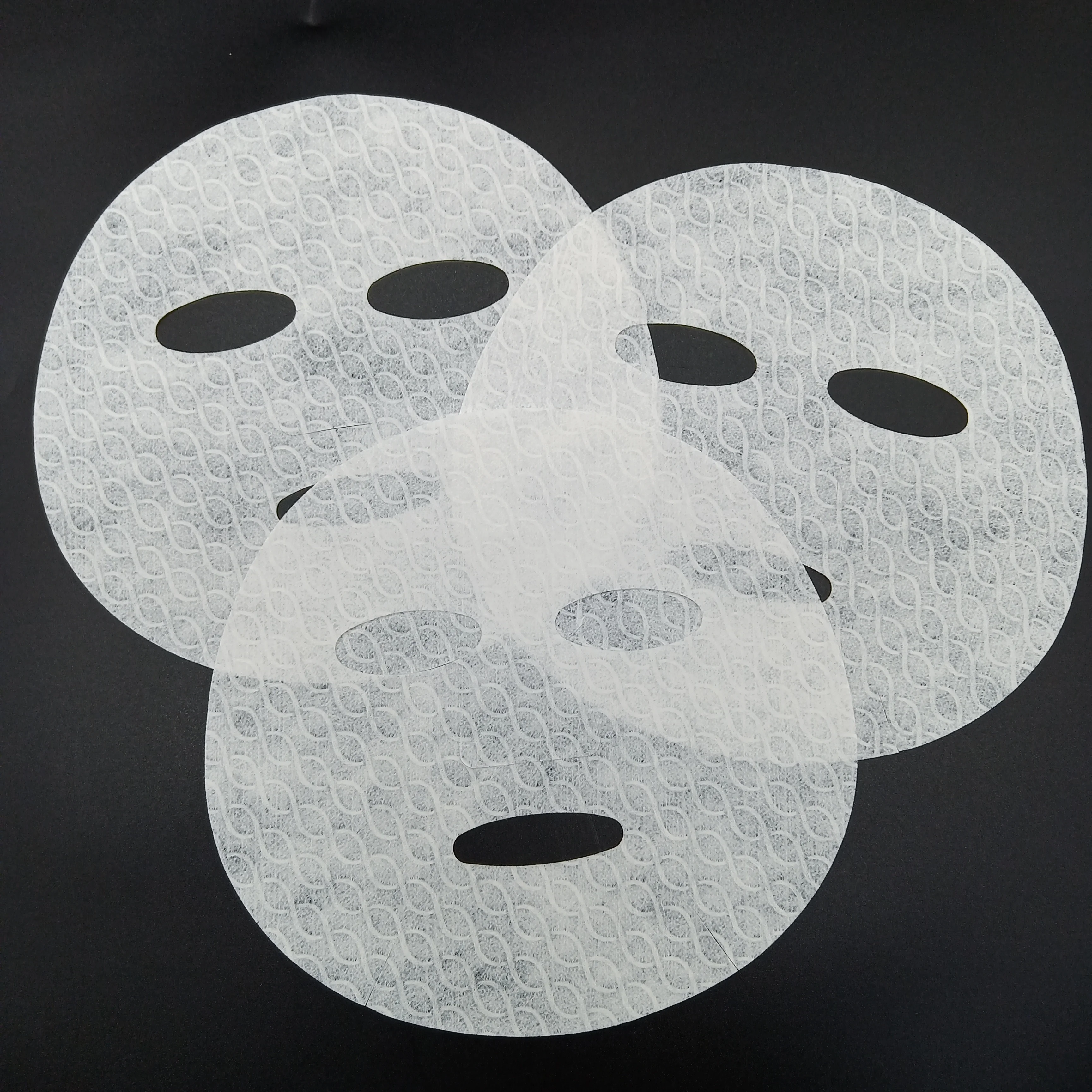 55gsm  100% pure white cotton pulp cotton Diy  natural spa skin care spunlace nonwoven facial mask sheet