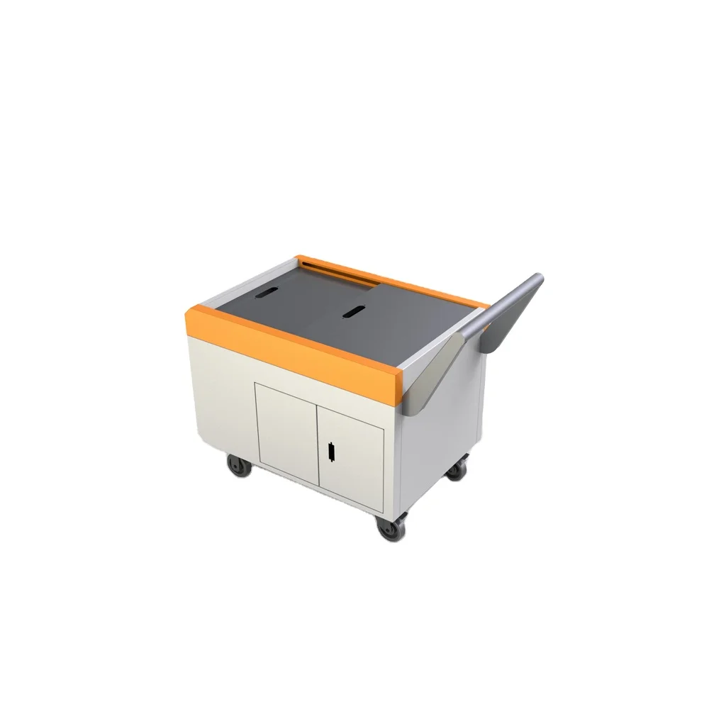 Workshop Garage Metal Tool Cabinet Metal Tool Trolley / Tool Cart with Handle and Wheels