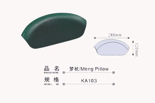 Wholesale PU hot tub Whirlpool head rest bath pillows Waterproof Ergonomically Contoured