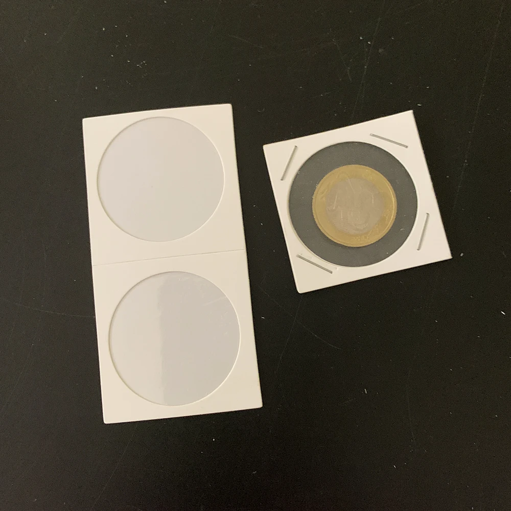 5x5 см квадратный картонный держатель для монет коллекция дисплей оптовая продажа с