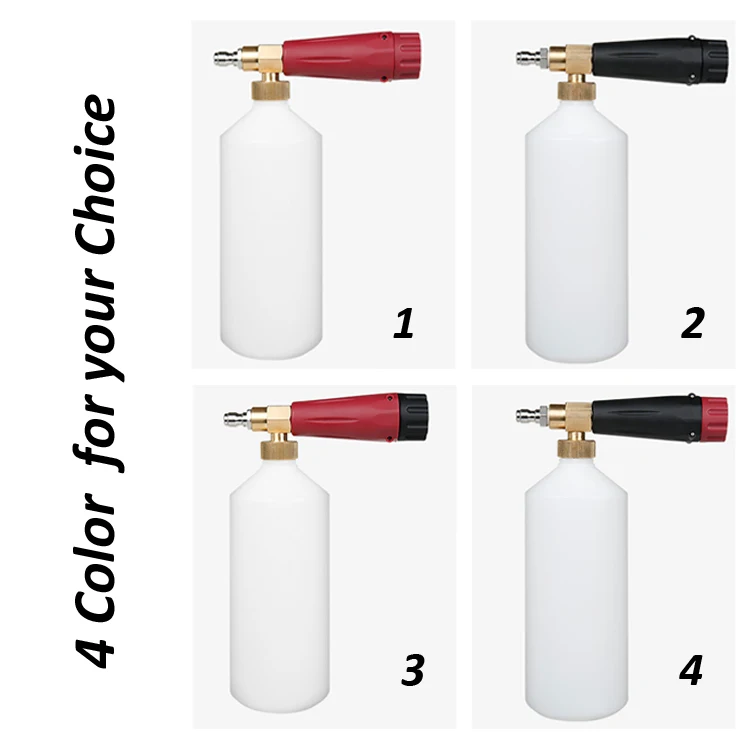 360 Degree Adjustable Nozzle Industrial High Pressure Car Foam Lance