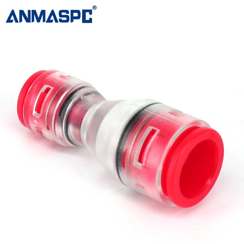 Push fit Female Reducer MicroDuct Connector (BRE5mm-to-3mm)  for direct install of  HDPE tube. Reduce the tube OD