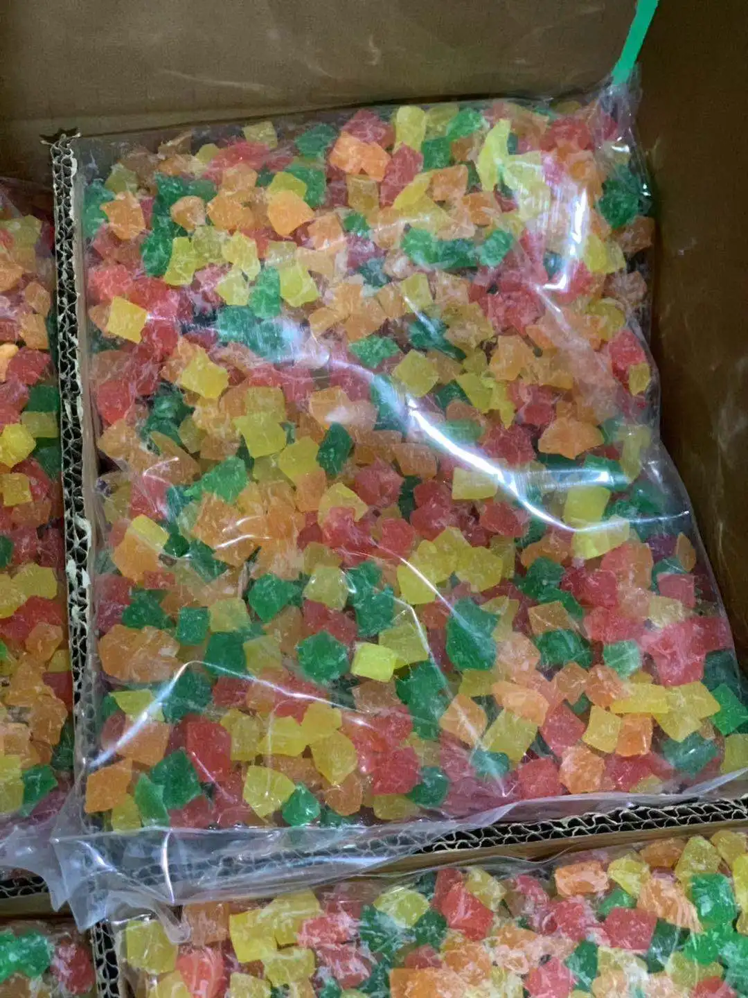 
Chinese papaya dried mixed color 8-10mm 