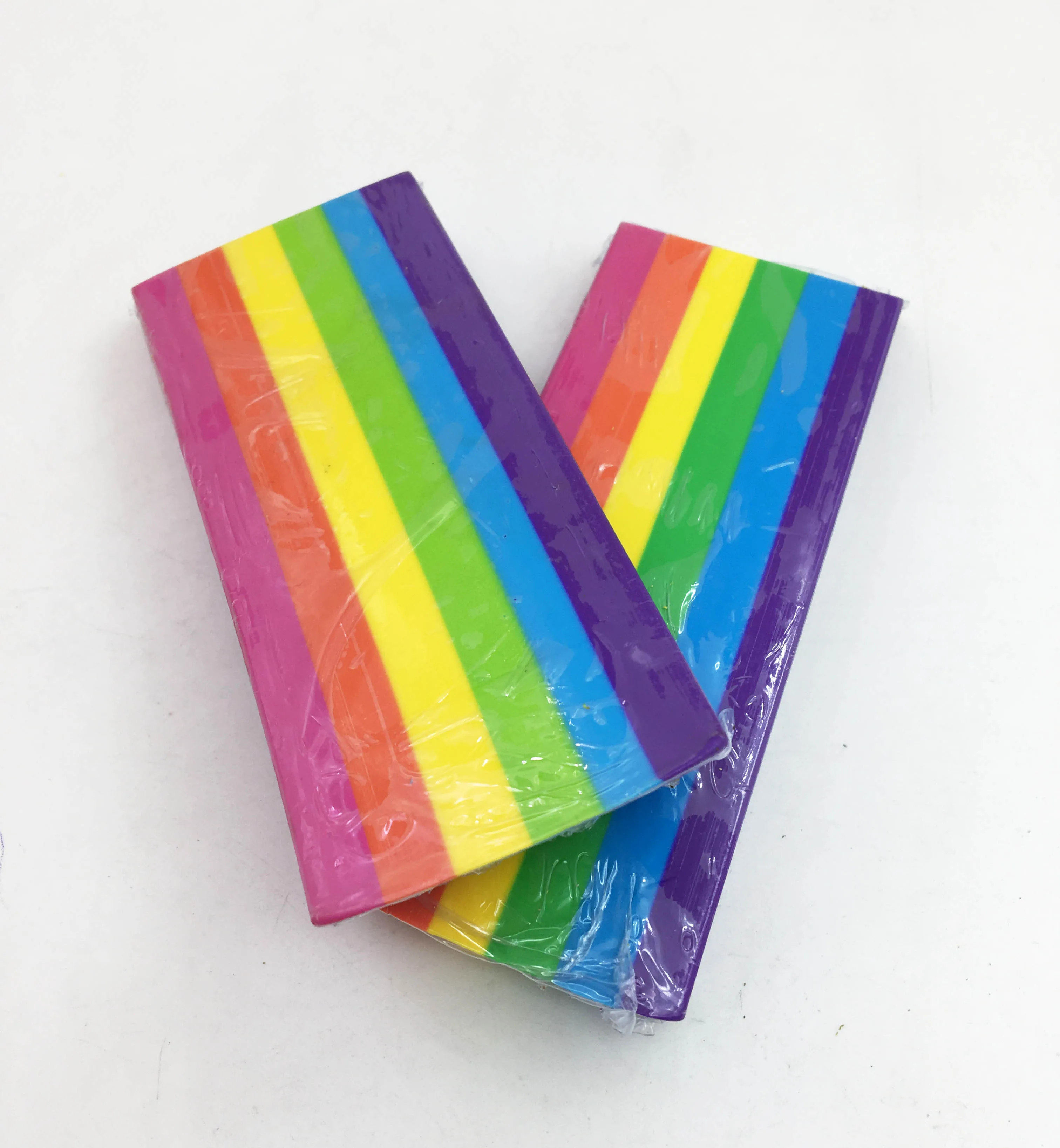 Environmental TPR Jumbo Rainbow Erasers