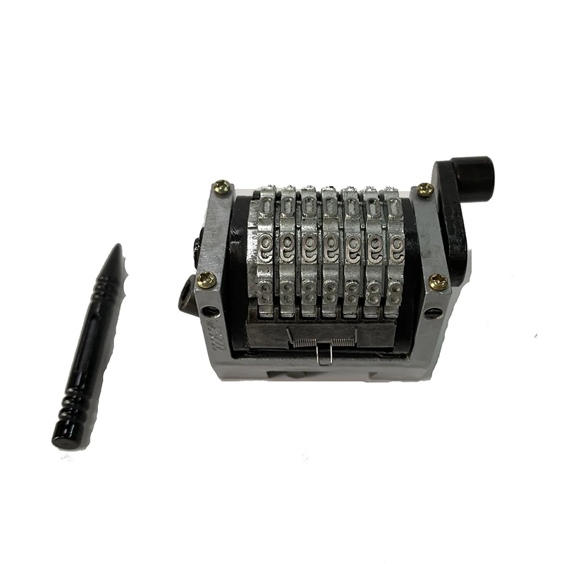New With Spring 7 Digits Numbering Machine for GTO46 GTO52 Machine Vertical Backward