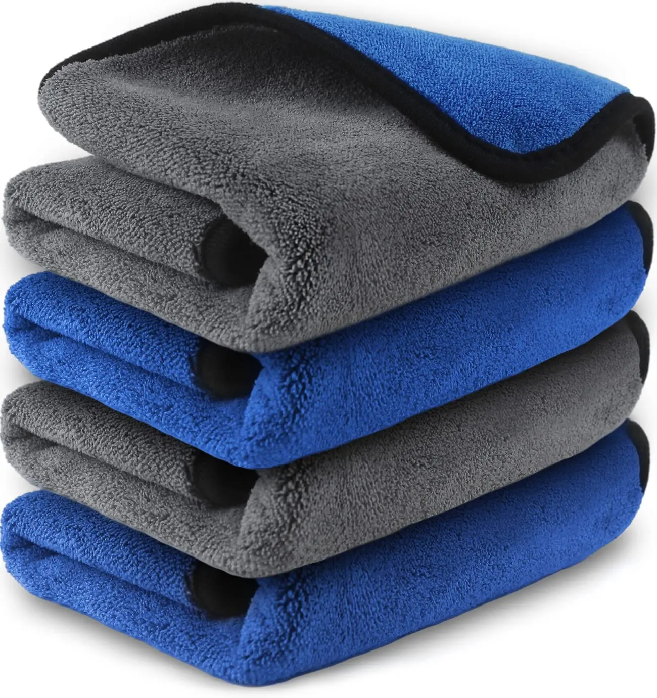 Automotive Microfiber Cloth  for Cars Wash Drying 500 GSM Thick Plush Cleaning Cloth Auto Detailing Absorbent Car Towels
