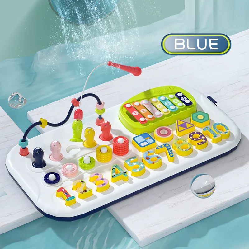 multi functional xylophone and block sets plastic children toys educational learning