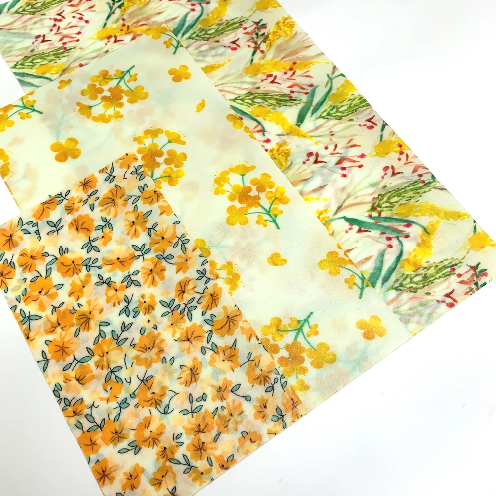 YOKABU 3 pack reusable sustainable nature beeswax food wraps