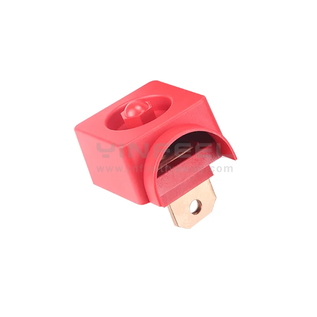 220 Amps Plastic Isolated/Fireproof M8 Brass & Copper Terminal Block & Bolt - Model No. IF-FM8-48-3M