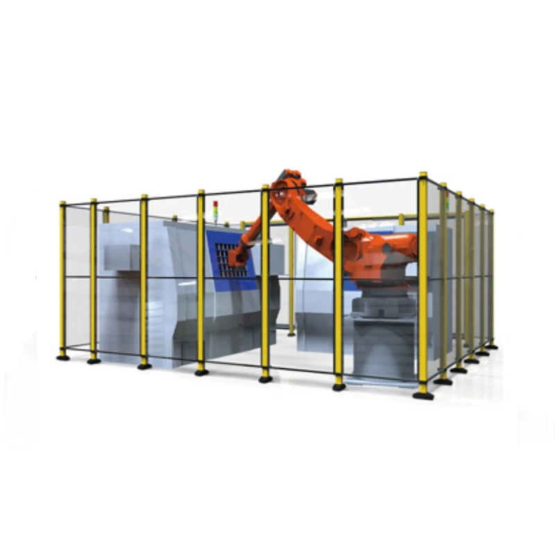Infinity Engineering Services Industrial-Style Safety Fence Farms Easily Assembled Steel Rail Fence Welded Wire Industrial