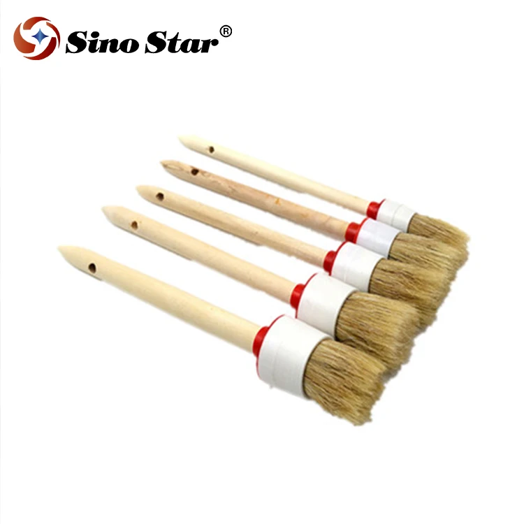 JLM02 5 шт. мягкое сиденье автомобиля с подробным описанием колеса деревянной ручкой щетки для чистки приборной панели отделки сиденья удобный моющиеся инструмент для чистки автомобилей для внедорожника