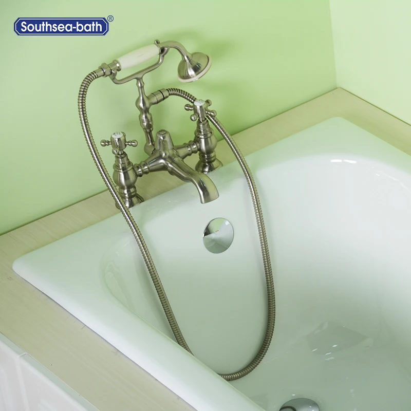 
China Manufacture Mounted Cast Iron Bathtub 