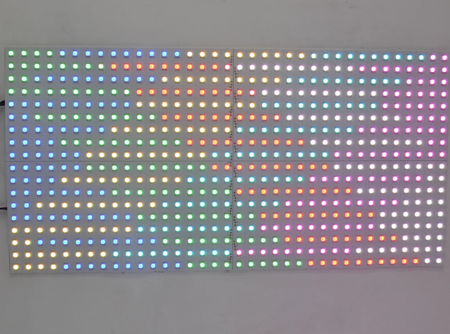 DC5V digital flex rgb led Panel 5V APA102 22Khz flexible pixel led sheet