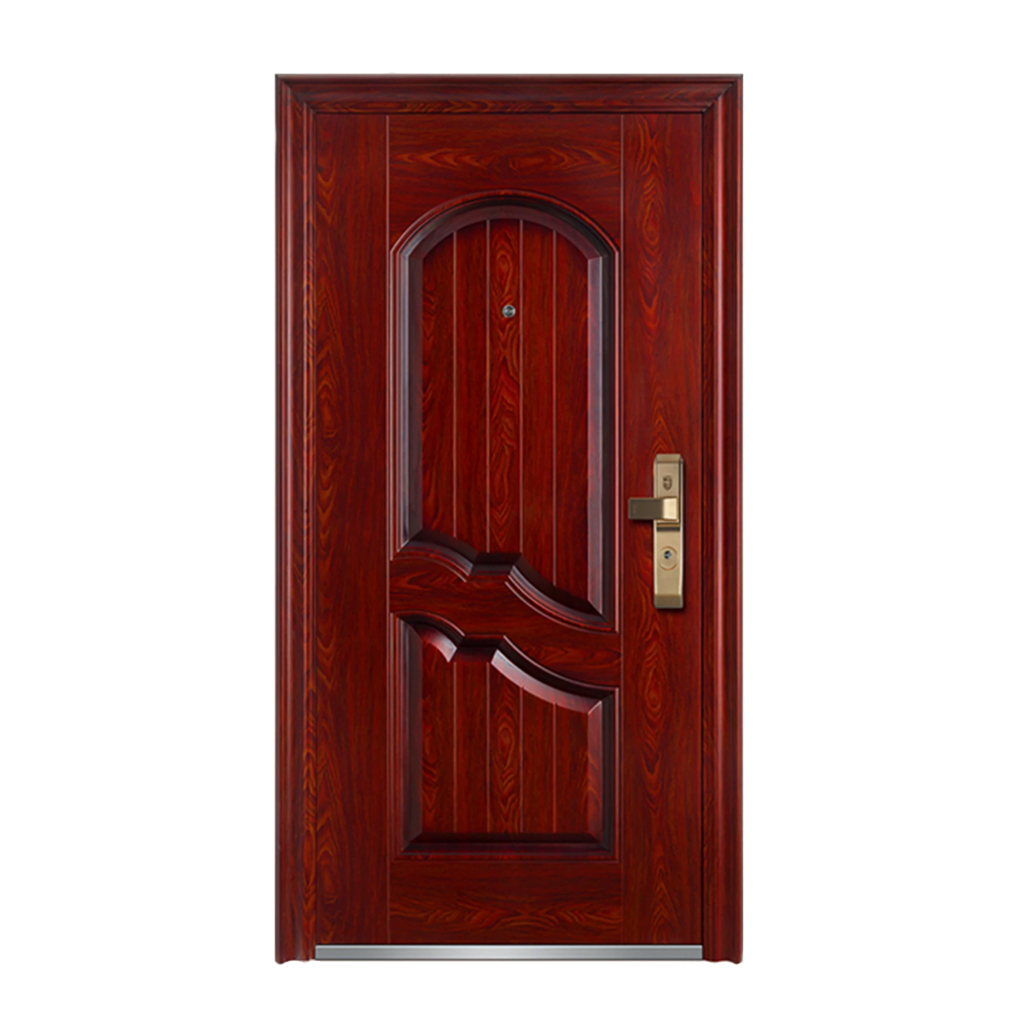 Manufacturer Good Price Israel Security Door 10cm Reinforced Thick Front Doors For Houses Old Style With Steel Door Hardware