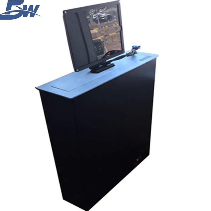 BW-LU19 Motorized Pop Up Desk Lifting Mechanism For LCD Monitor Screen In Audiovisual Conference System