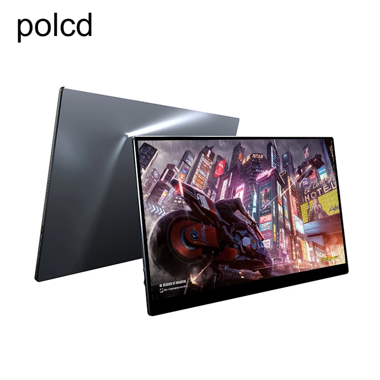 Polcd 13.3 Inch Full HD Portable Screen Build Video Game Console Aluminum Alloy Metal Monitor