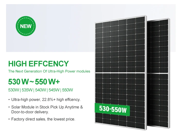 Off Grid Solar Power Energy Panel solar 550w 550watt 10kw Solar System Customized battery storage